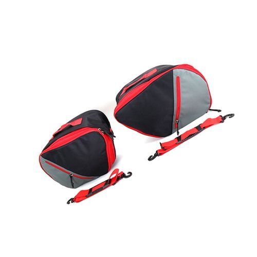 Motorcycle Luggage Bags Black Expandable Inner Bags(Red)