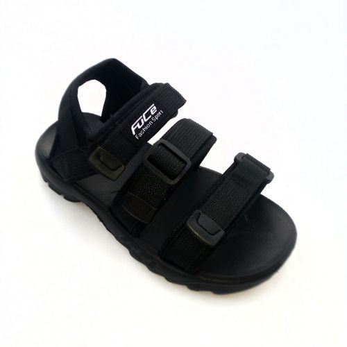 Unisex Casual School Sandal-black