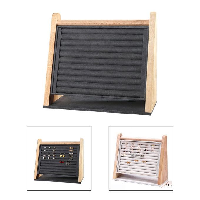 Rings Display Stand Tray Flannel Lining Holder Inserts For Black