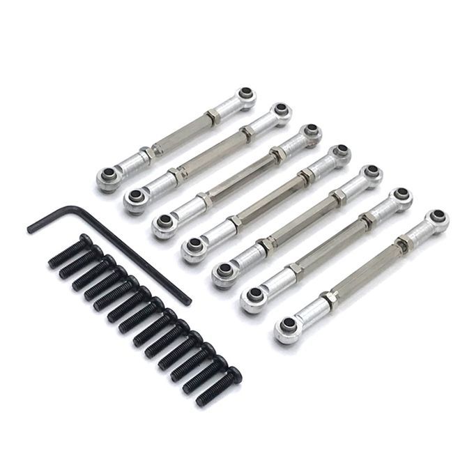 Upgrade Pull Rod For Wltoys 104001 R   Ar Parts 1/10 R   Ar A  Essories-silver