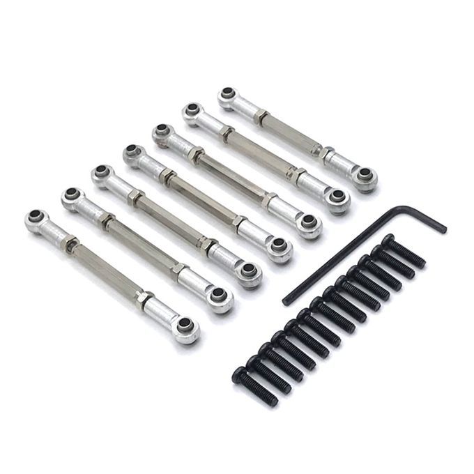 Upgrade Pull Rod For Wltoys 104001 R   Ar Parts 1/10 R   Ar A  Essories-silver