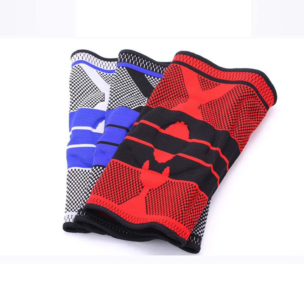 Knee 1 PC Riding Basketball Hiking Spring Silicone Pads