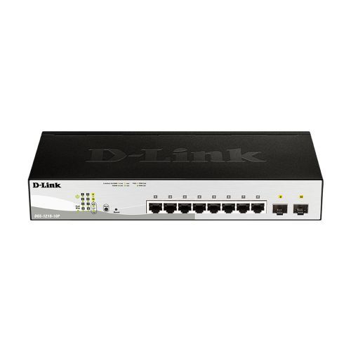 DGS-1210-10P 8 GIGABIT PORT SMART MANAGED PoE SWITCH