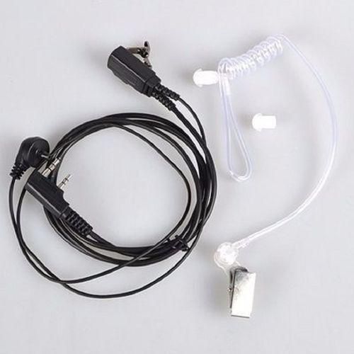 888S Walkie Talkie Earpiece - Black/White