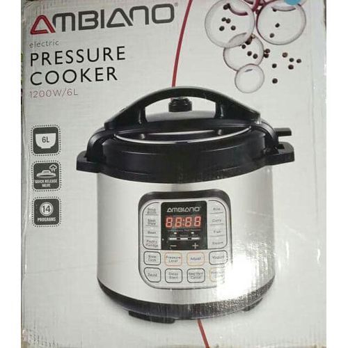 Premium 6L Electric Pressure Cooker - 1200W
