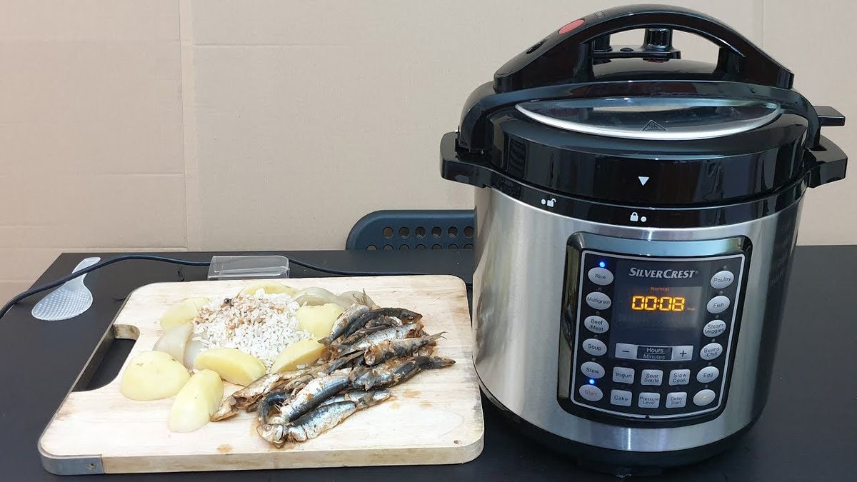 Silvercrest Fast Electric Pressure Pot Cooker