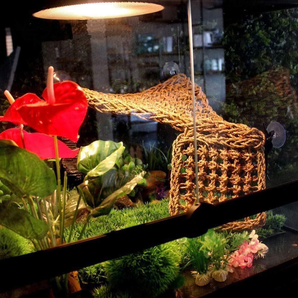 Bearded Dragon Hammock Reptile Hermit Climbing Toys Tank Accessories for Habitats Pack of 2