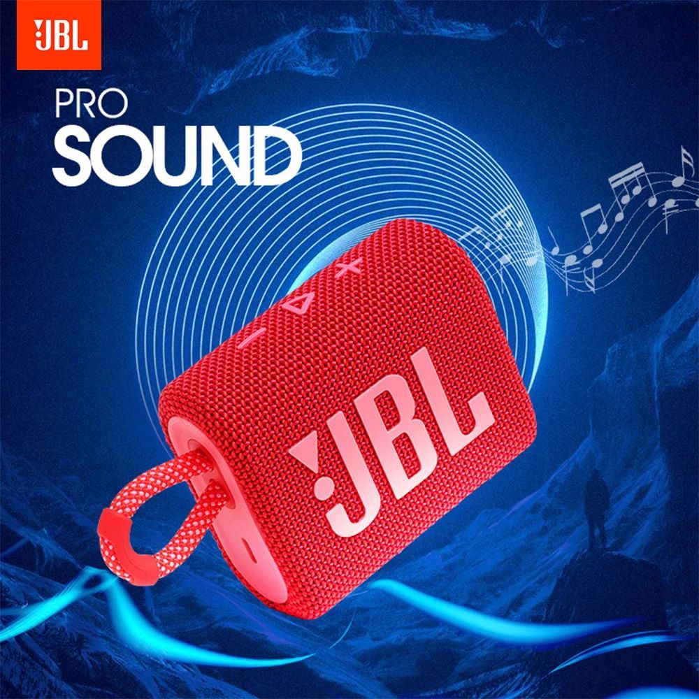 GO3 Portable JBL Bluetooth Speaker - Red