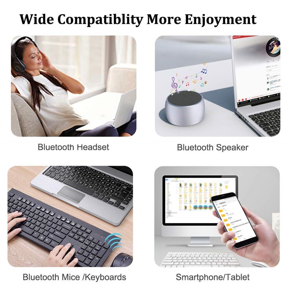 USB Bluetooth Adapters BT 5.0 USB Wireless Computer Adapter