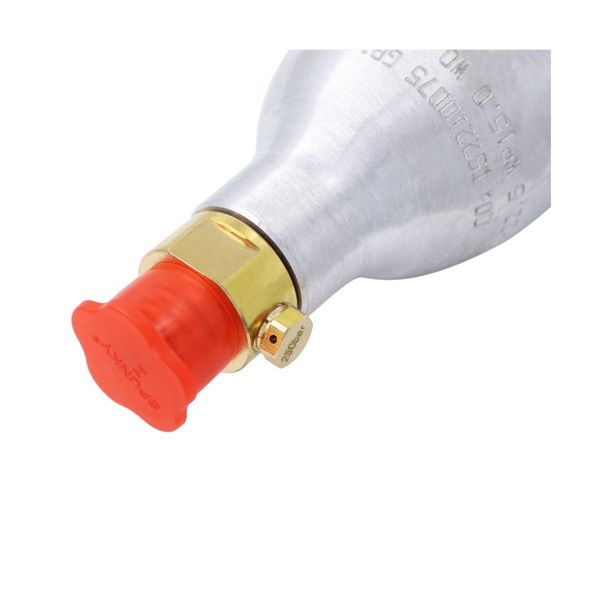 2PCS 06L Soda Maker Refillable Soda Spare Reusable CO2 Cylinder Accessory for Soda MachinesBlueSilver