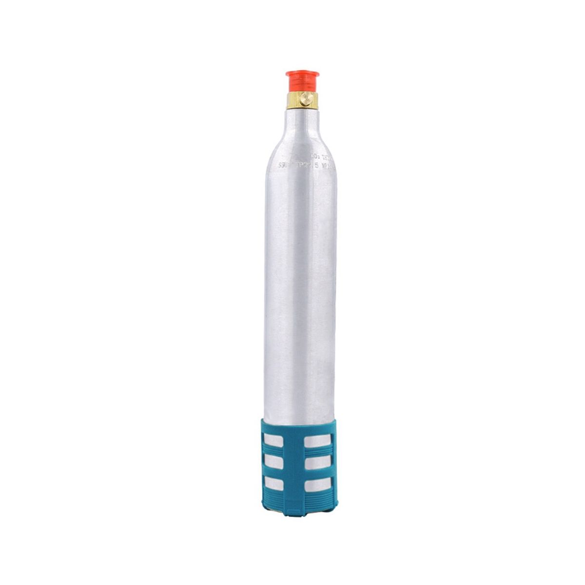 2PCS 06L Soda Maker Refillable Soda Spare Reusable CO2 Cylinder Accessory for Soda MachinesBlueSilver