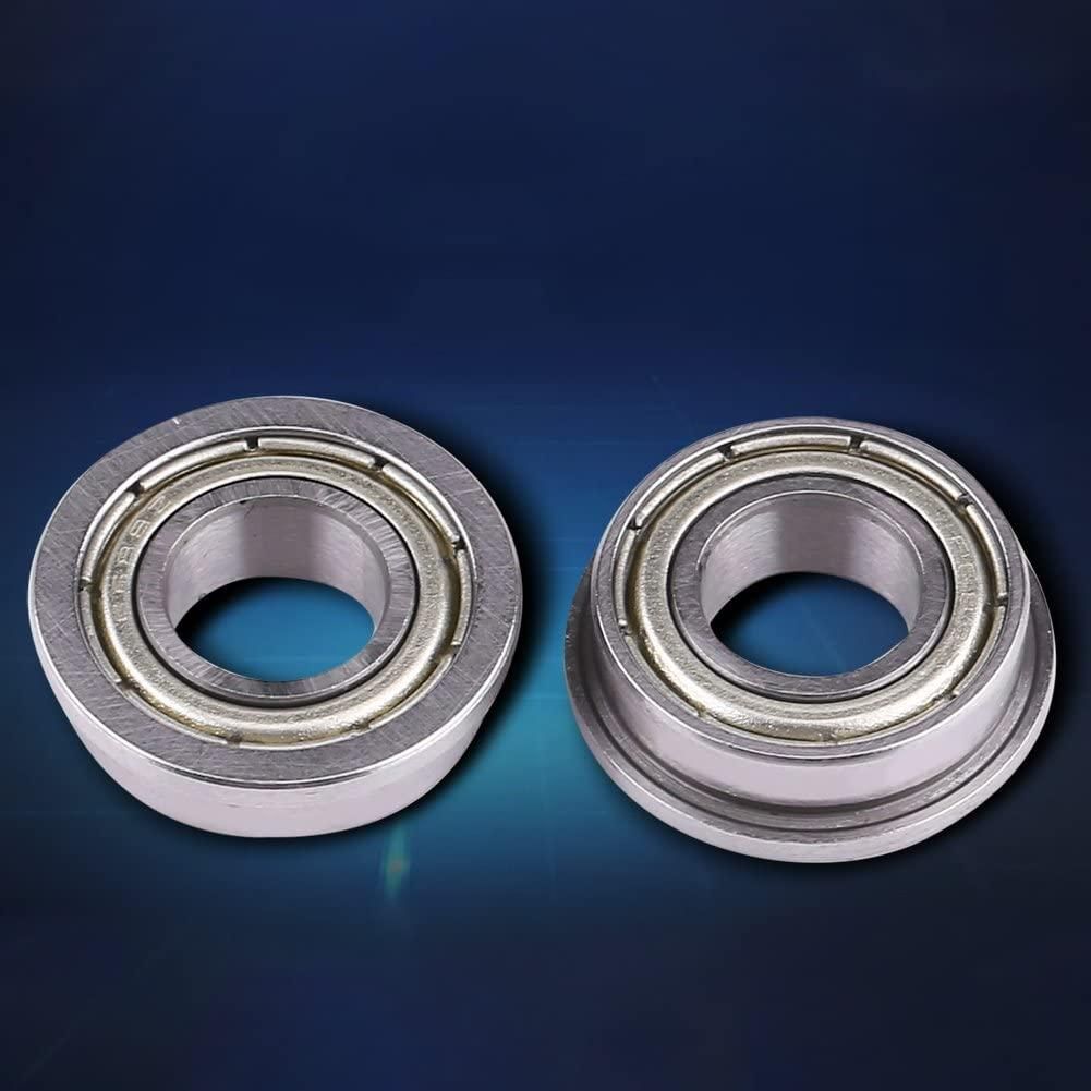 10 Pcs F688ZZ Flanged Metal Steel Double Shielded Flange Ball  8 x 16 x 5mm for Motor