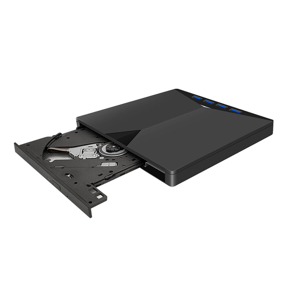 External CD/DVD Drive for Laptop Portable DVD Player CD Burner 3.0 USB External Mobile DVD/CD Seven-in-One Recorder TYPE-C External Computer Universal Drive Seven-in-One Multifunctional Design