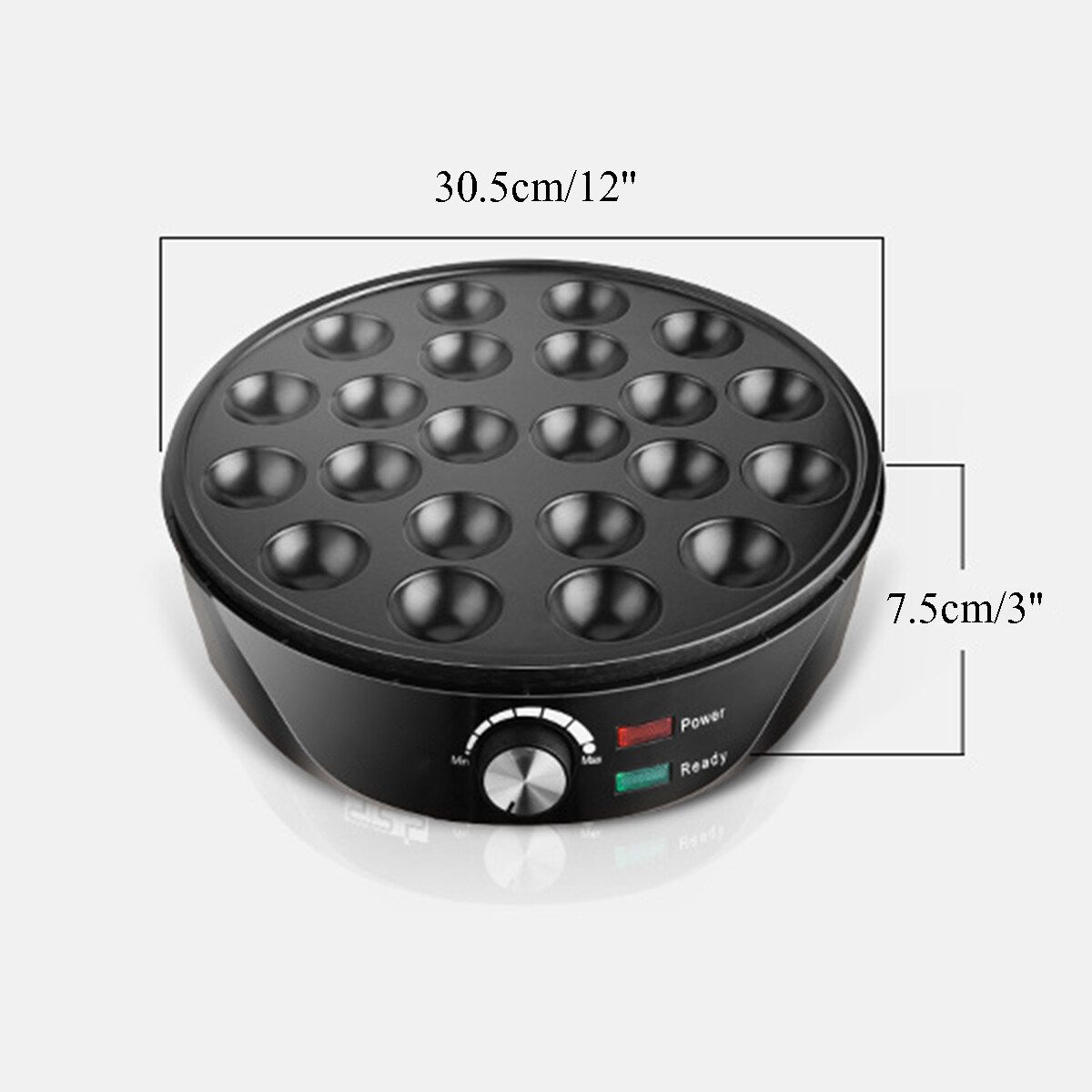 1000W 22Holes Electric Takoyaki Maker Machince Snacks Grill Pan Baking Kitchen