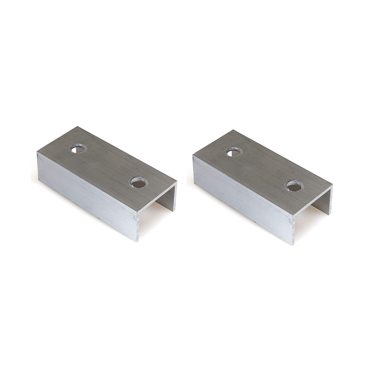 Aluminium Material PV Solar Panels Solar Module Rail Connector for Mounting Photovoltaic Mounting Rail Pack of 2