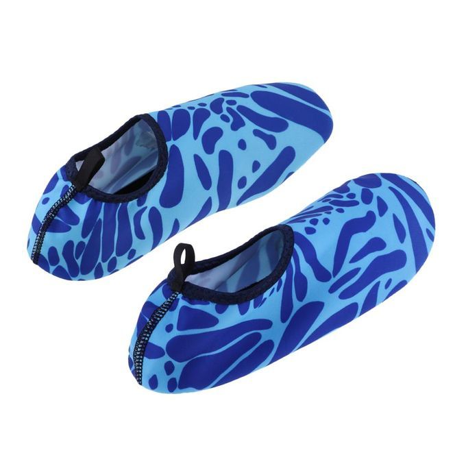 Prettyia   Unisex   Water   Socks   Anti - Slip   Rubber Blue XS 32-33