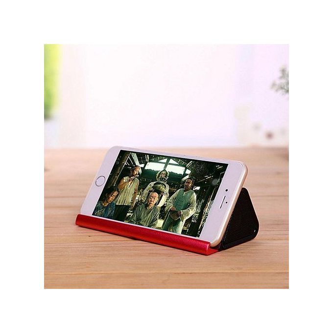 Support 2 Speakers Portable Wireless Bluetooth Stereo Speaker(Red) HT-S