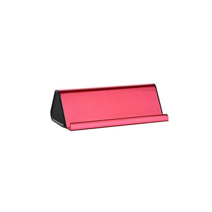 Support 2 Speakers Portable Wireless Bluetooth Stereo Speaker(Red) HT-S