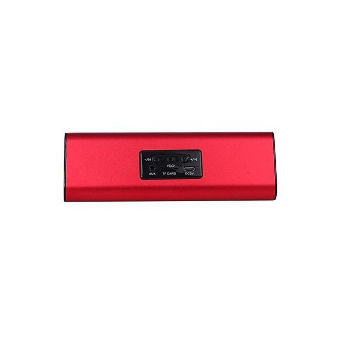 Support 2 Speakers Portable Wireless Bluetooth Stereo Speaker(Red) HT-S
