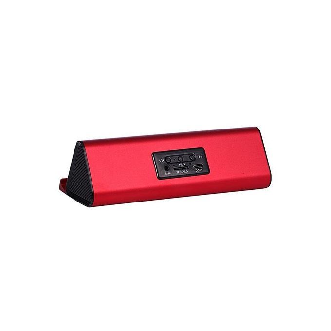 Support 2 Speakers Portable Wireless Bluetooth Stereo Speaker(Red) HT-S