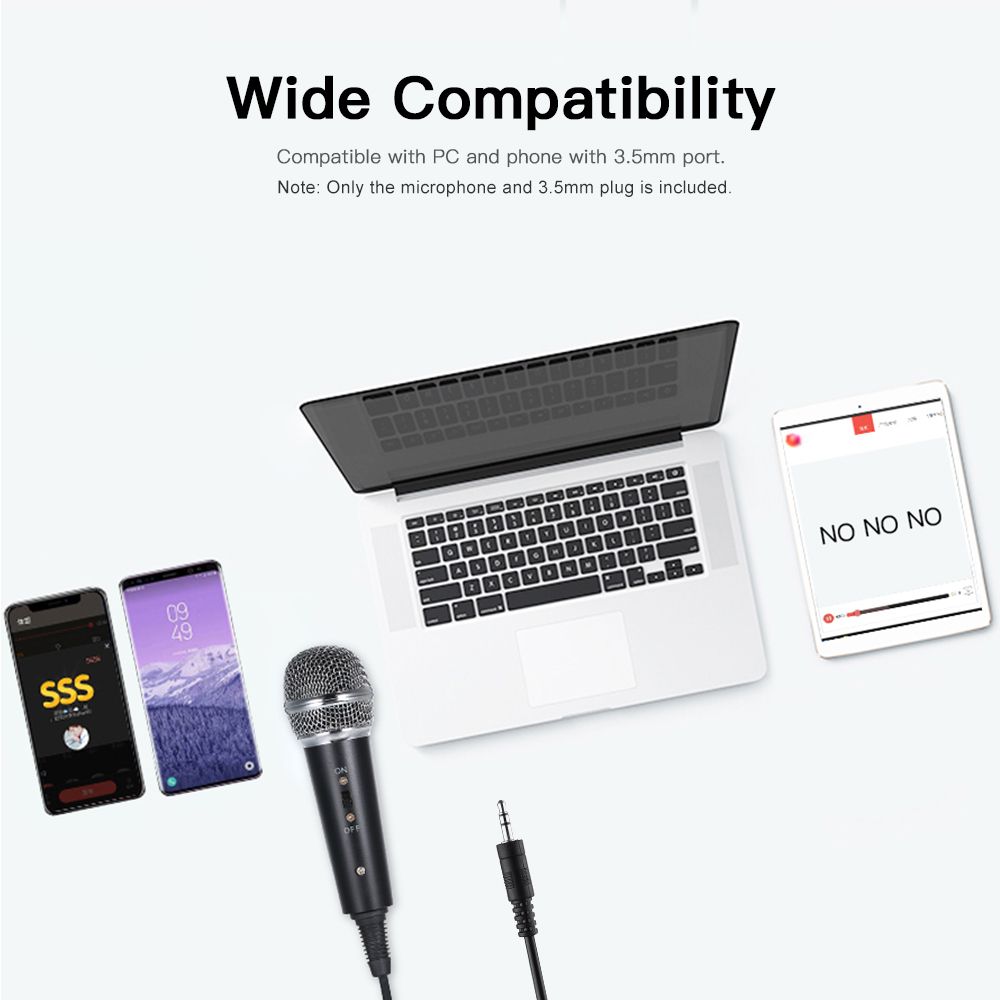 Video Microphones Kit With Mini Mic Tripod Shock Mount