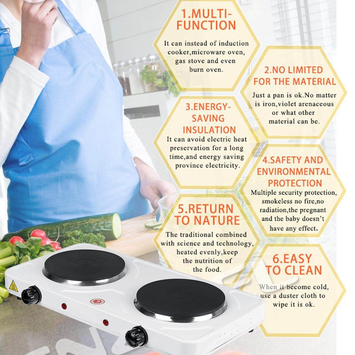 2000W 110V Electric Stove Laboratory Home Electric Stove Electric Furnace