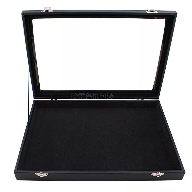 100 Spaced Ring Packaging Display Box Organizer Storage Case