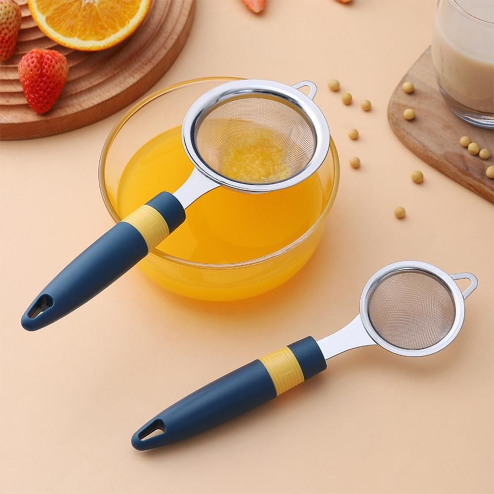 2Pcs Multifunctional Flour Sieve Stainless Steel Sieve