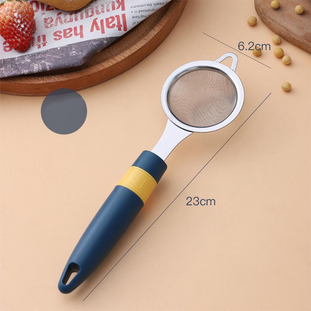 2Pcs Multifunctional Flour Sieve Stainless Steel Sieve