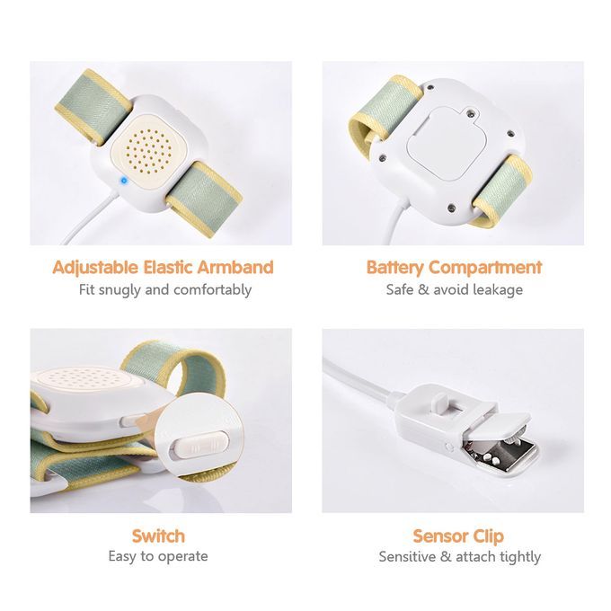 Bedwetting Alarm Enuresis Alarm With Loud Sound Bright