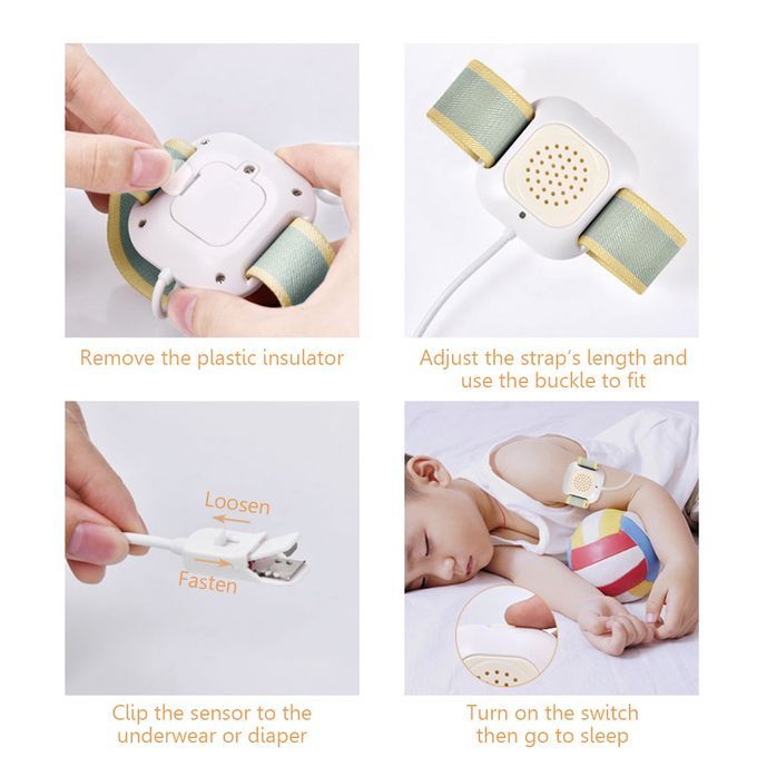 Bedwetting Alarm Enuresis Alarm With Loud Sound Bright