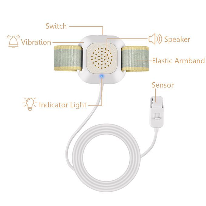 Bedwetting Alarm Enuresis Alarm With Loud Sound Bright