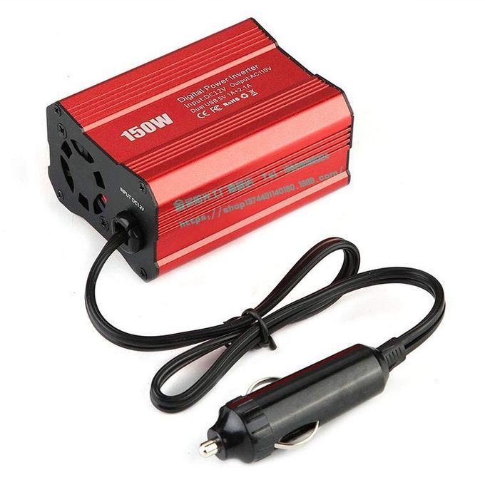 Foval 150W Car Power Inverter 12V DC To 110V AC Converter