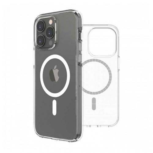 Iphone X, XS, XR, XS MAX,11,12,13,14 PRO MAX MagSafe Transparent Magnetic Case Compatible For Wireless Charging(BLACK)