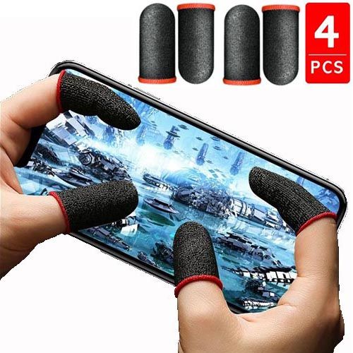 4pcs Mobile Gaming Thumb Sleeve Sets, Wasp Feelers(2 Pair)