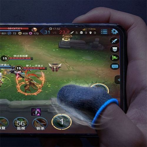 4pcs Mobile Gaming Thumb Sleeve Sets, Wasp Feelers(2 Pair)