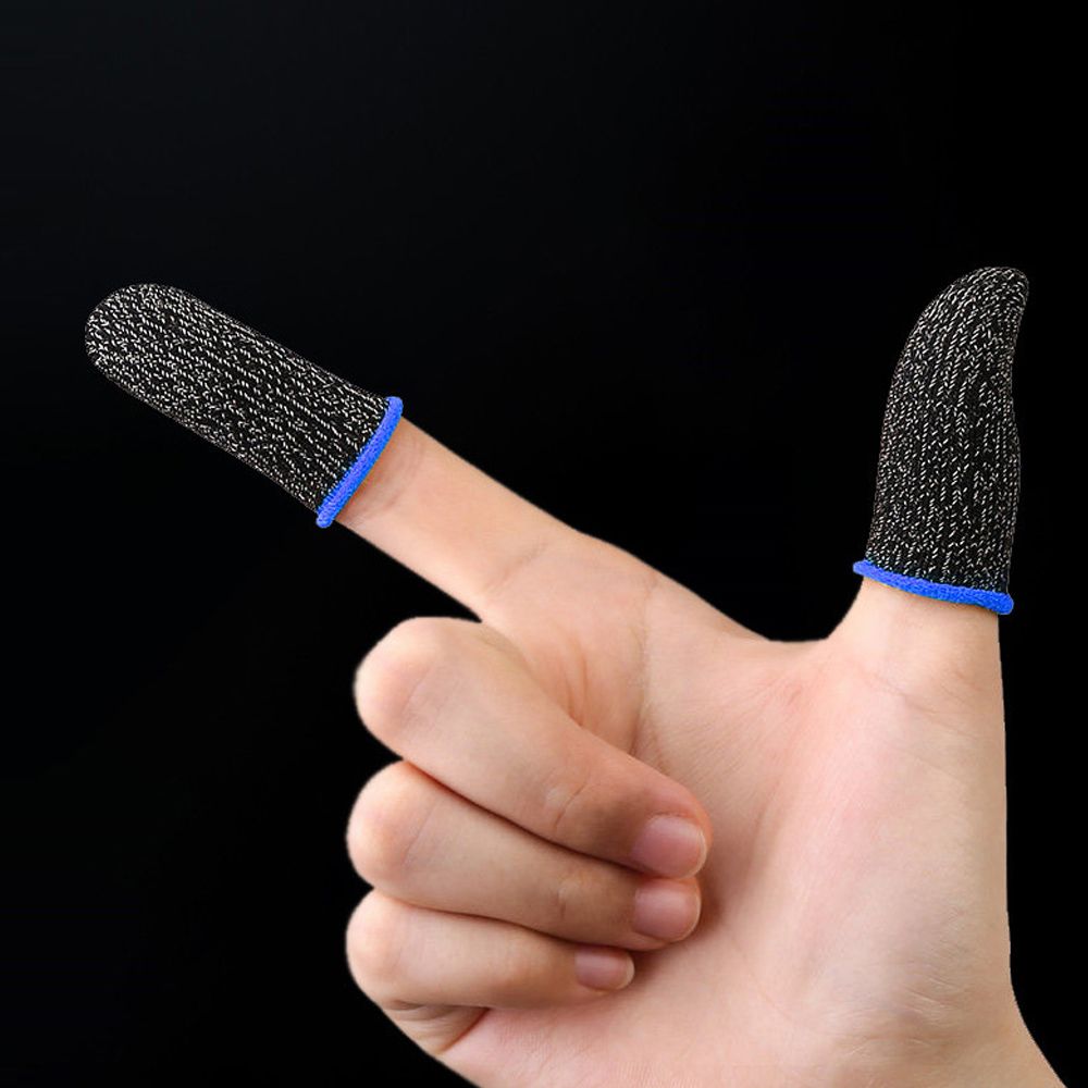 2pcs Finger Sleeve Sets Mobile Game Controller Anti-Sweat