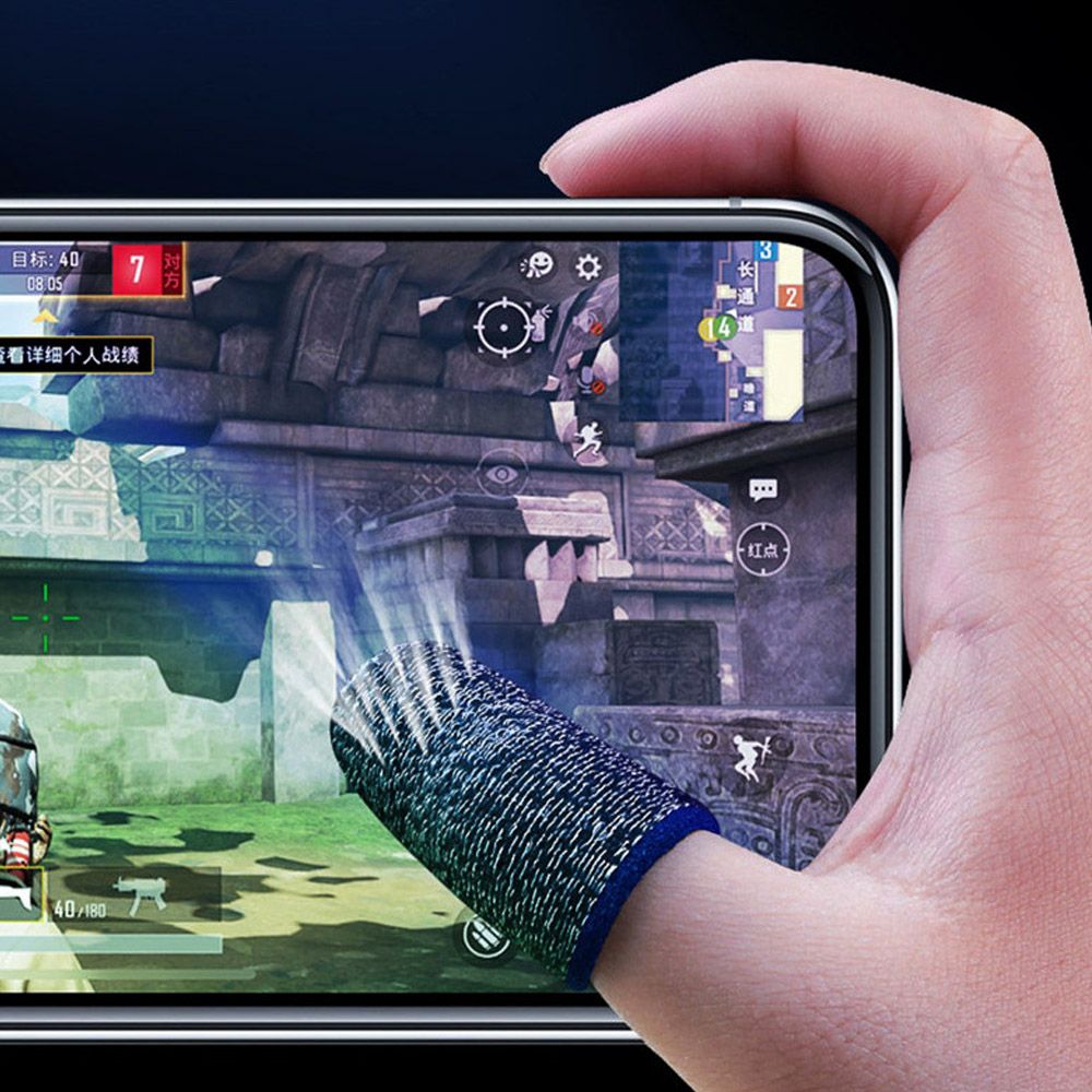 2pcs Finger Sleeve Sets Mobile Game Controller Anti-Sweat
