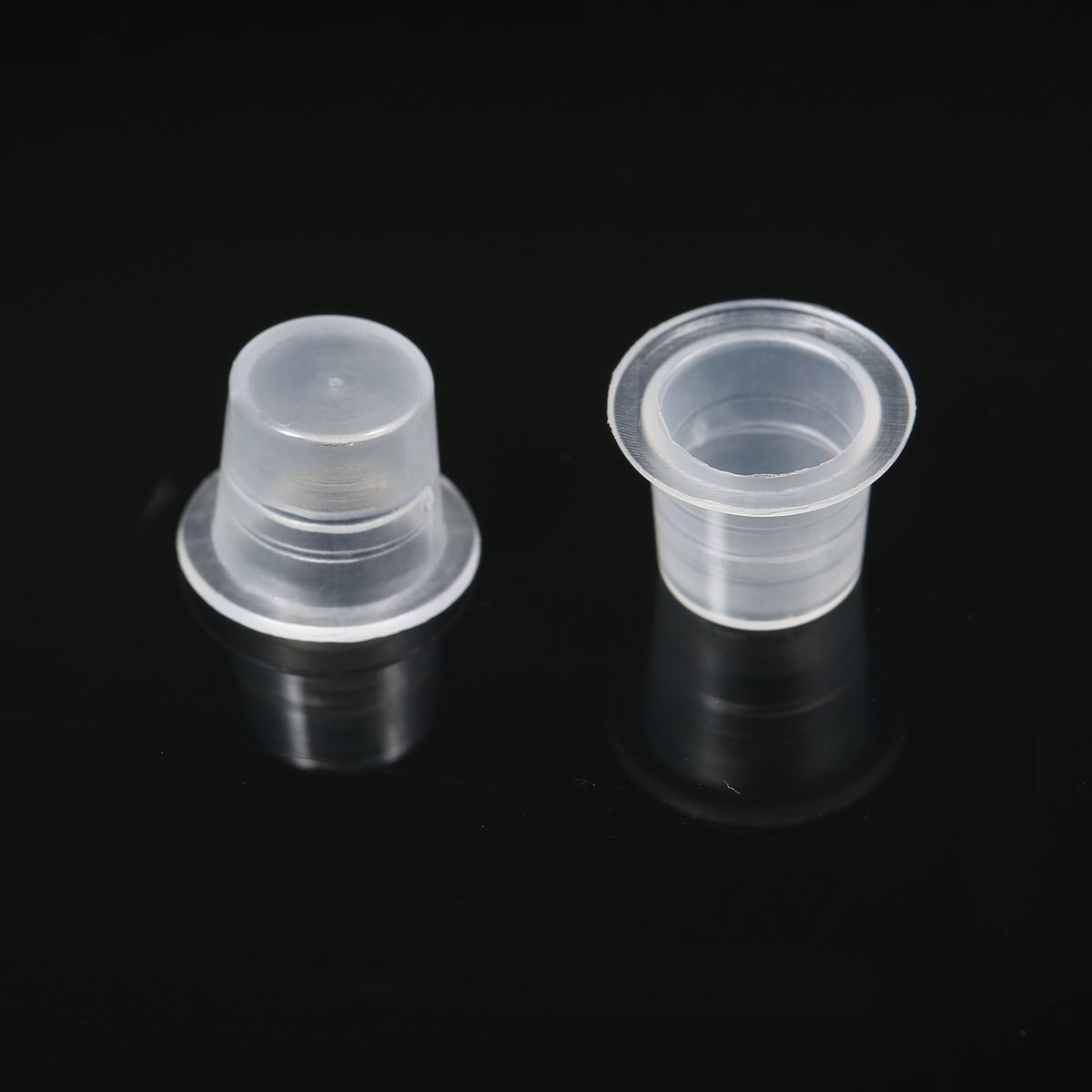 100pcs Tatt Oo Ink Cup Plastic Disposable Microblading Tat