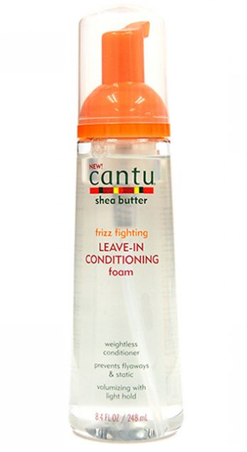 Shea Butter Frizz Fighting Leave-In Conditioning Foam, 248ml
