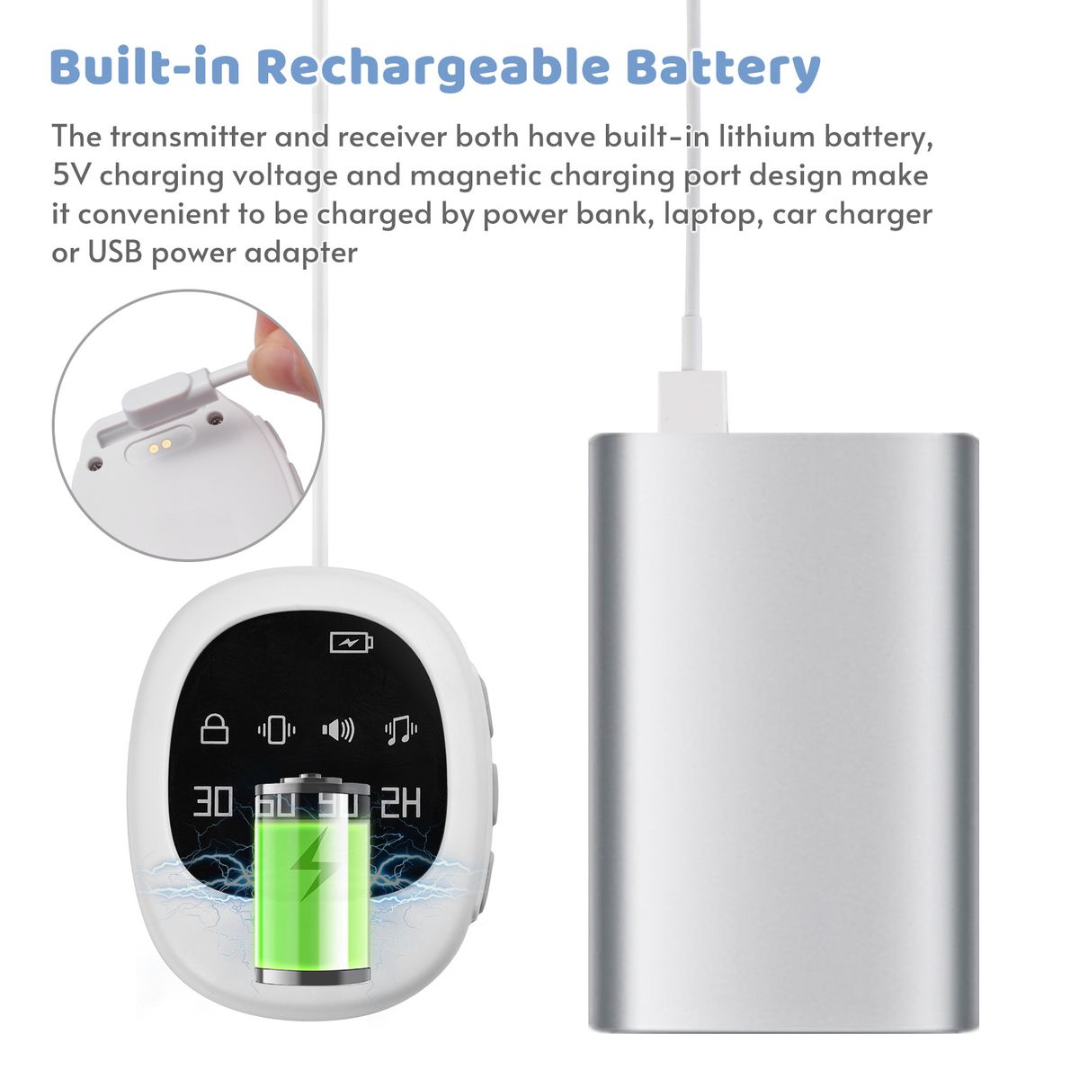 Wireless Bedwetting Alarm Potty Training Watch With