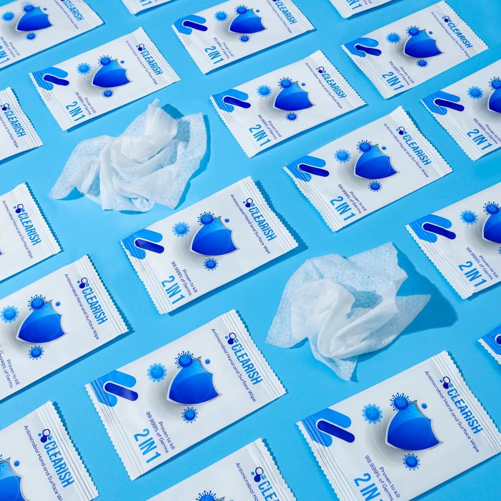 Antimicrobial Single Use Wet Wipes,10 Count