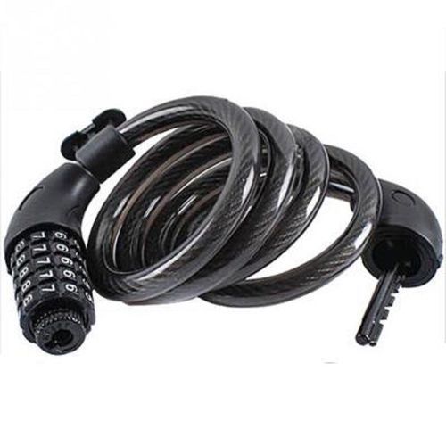 Universal Wire Lock Bicycle Lock Five-digit Code Lock With Bracket