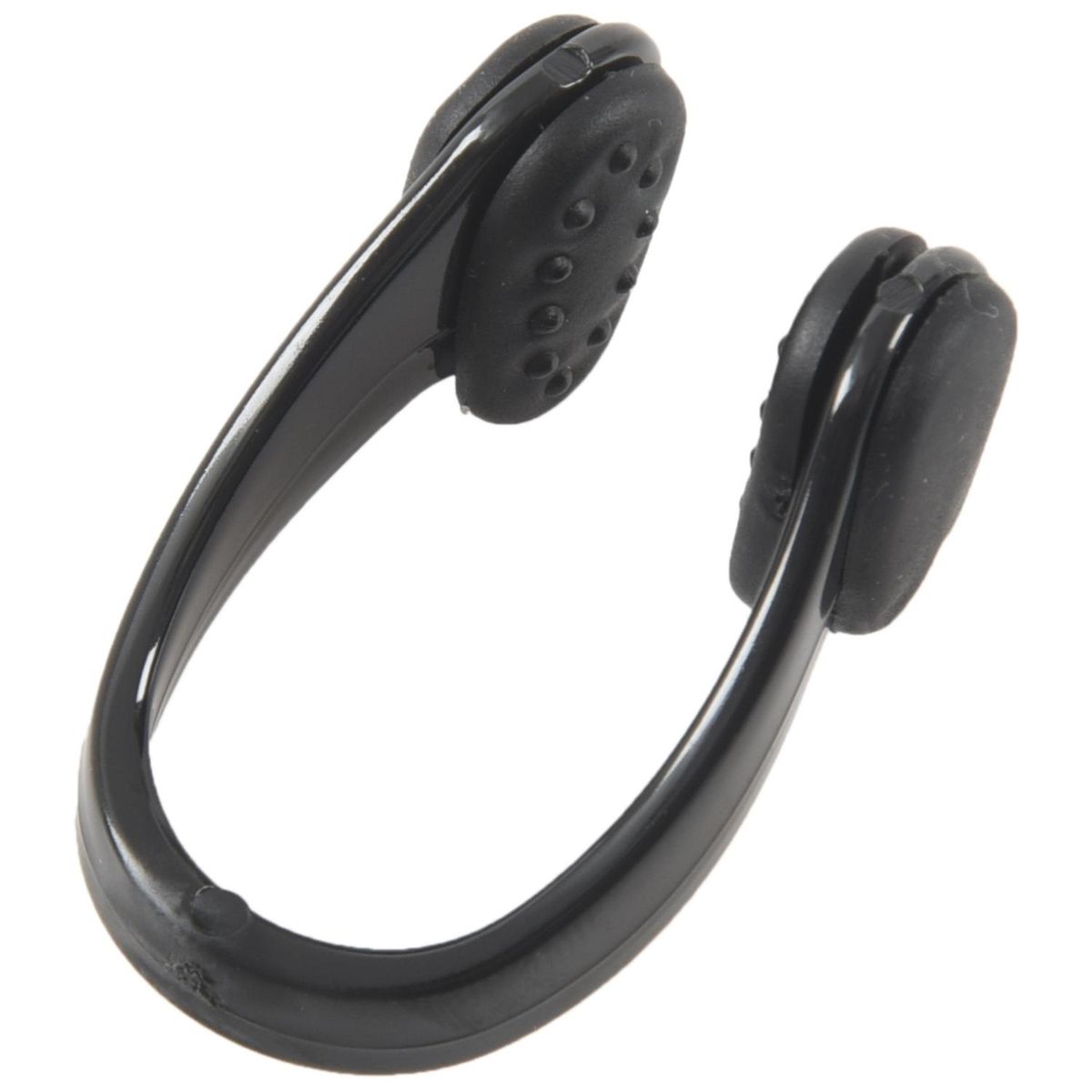 Black PVC Swimmer Swimming Nose Clip Ear Plug + Clear Case