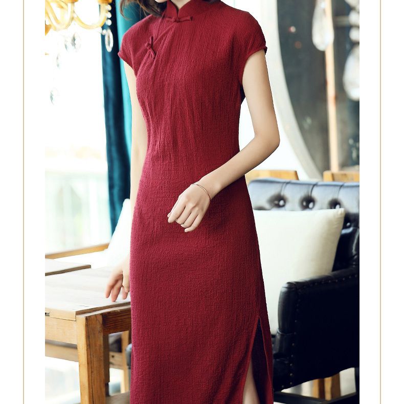 Improved Version Of Cheongsam Woman Summer Retro Chinese