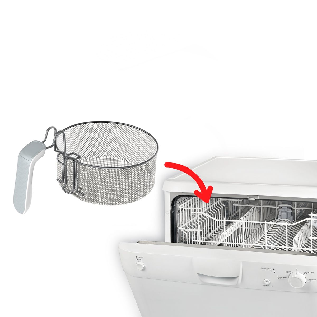 1.8 Litres Deep Fryer Uno (AF203127) - White