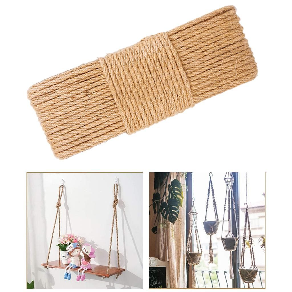 Natural Jute Twine, Arts And Crafts Jute Rope Industrial Packing