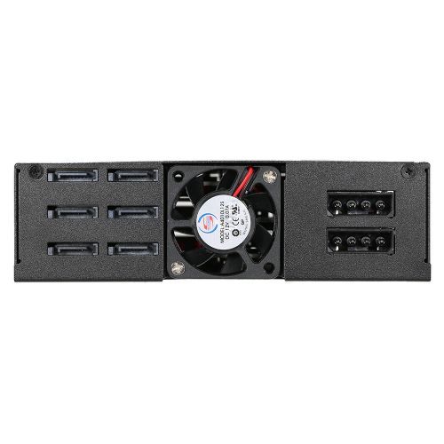 OImaster 6 Bays Mobile Backplane Support 2.5'' SATA HDD SSD