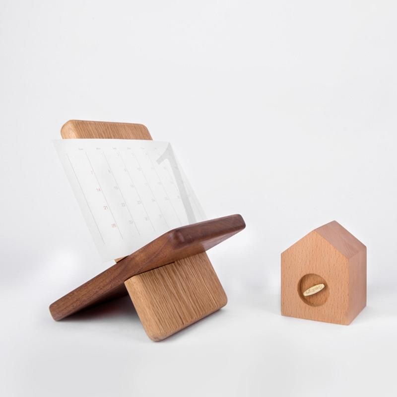 Wooden Bookshelf Solid Wood Earphone Shelf Wooden Rack Desktop Display Bookshelf Multifunctional Storage