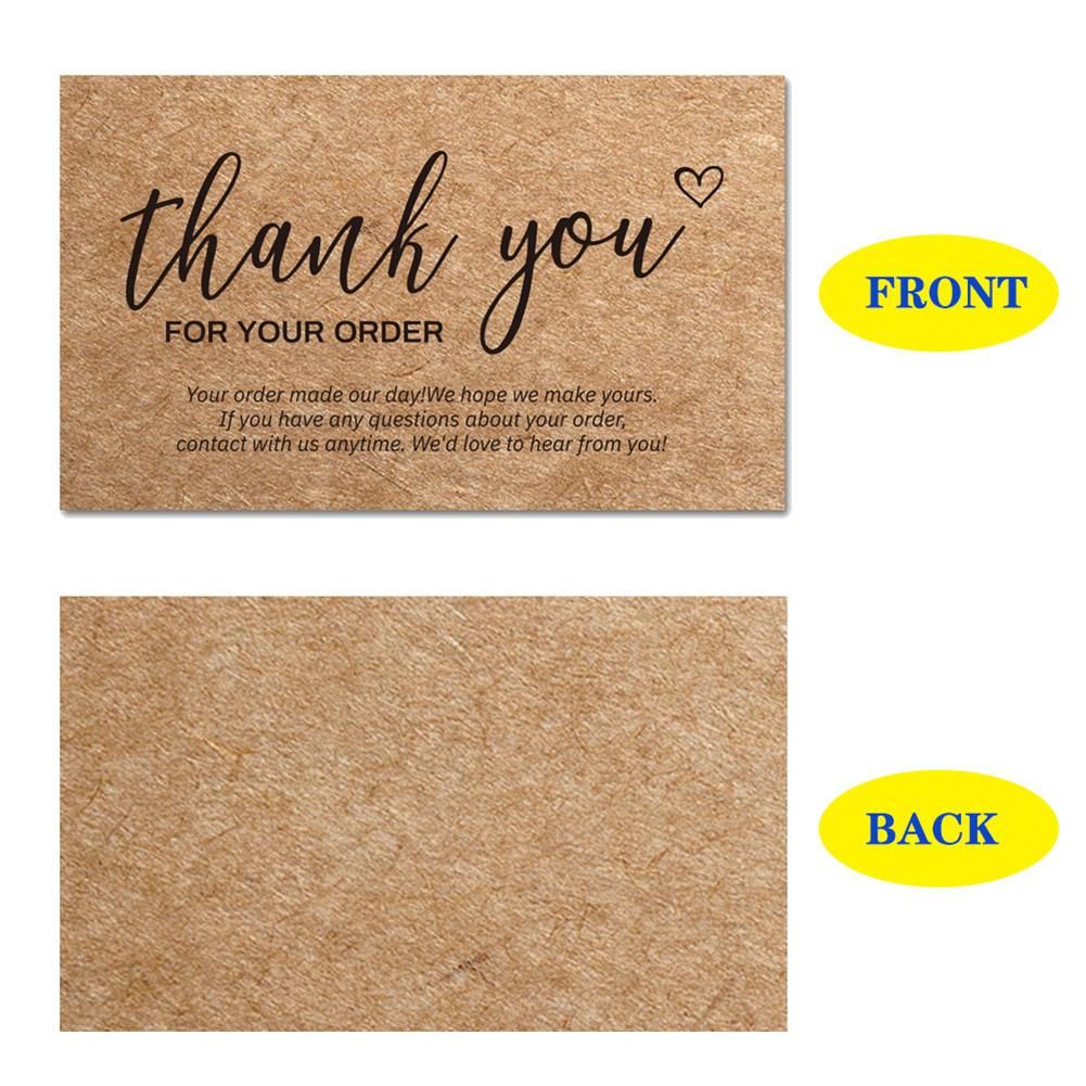 240 Pcs Beautiful Thank You Card Simple for Online Business Appreciation Customer Cute Mini Card Gift Cards